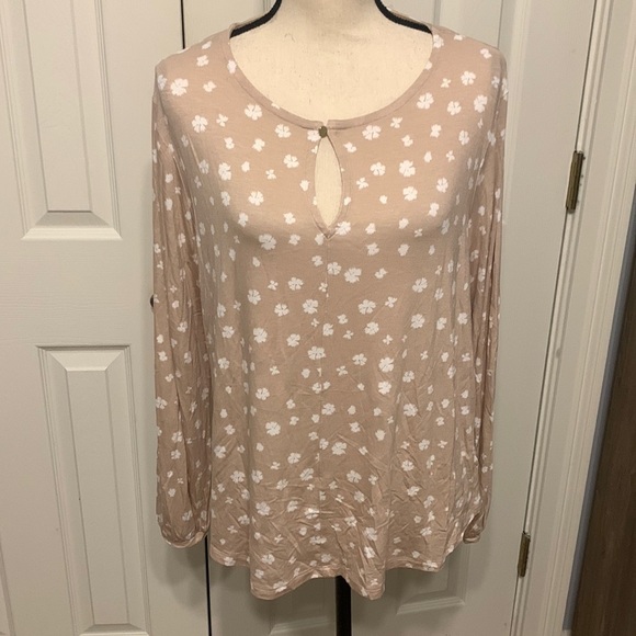Liz Claiborne Petite Plus Long Sleeve Top - Picture 1 of 7